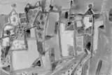 Eduard Bargheer, Ohne Titel (Südliche Stadt), Aquarell und Deckfarben über Bleistiftvorzeichnung auf Büttenpapier