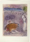 Marc Chagall, Dorkons List, Original-Farblithographie auf Arches-Velin