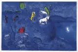 Marc Chagall, Der Lenz, Original-Farblithographie (doppelblattgroß) auf Velin, Darstellungs- bzw. Blattgröße