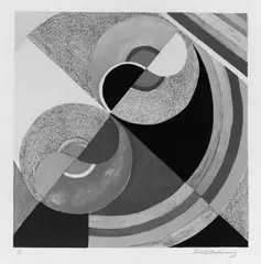 Rythme Couleur by Sonia Delaunay, Original-Farblithographie auf Arches-Velin, sold Jun 2002