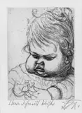 Otto Dix, Nelly I, 1923/1924, Etching on copperplate paper