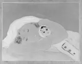 Léonard-Tsuguharu Foujita, Schlafendes Kind mit Puppe