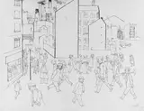 George Grosz, Menschen in der Strasse