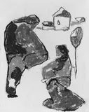 Adolf Hölzel, Kleine Figurenstudie
