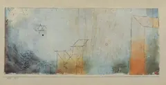 Paul Klee, Ohne Titel (1915/221), Aquarell und schwarze Federzeichnung auf Büttenpapier