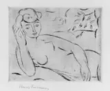 Hans Purrmann, Liegende, Original-Radierung auf Velin