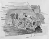 Hans Purrmann, Stilleben mit Trauben