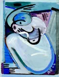 Anton Räderscheidt, Ohne Titel (Kauernder weiblicher Akt)