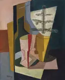 Otto Ritschl, Stilleben mit Tannenzweig