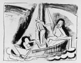 Karl Schmidt-Rottluff, Fischerboot