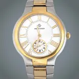 Untitled by Philip Stein Two Tone Yellow Gold Classic Round Large Men’s Watch, Year: 2010s <br> Movement: Quartz <br> Calibre: Philip Stein quartz calibre <br> Functions: Hours, minutes, seconds <br>, sold Apr 2026