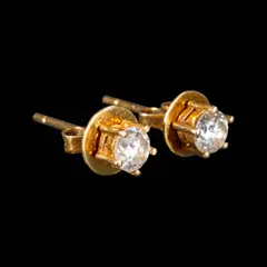Untitled by Classic Diamond Studs in 18k, The studs feature diamonds weighing approximately 0.50 cts in total, perfect for everyday wear. <br><br> Weighs 1.30 gra, sold Apr 2026