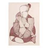 Romulo Olazo, Mother and Child, serigraph 37 /110