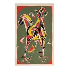 Rooster by Ang Kiukok, serigraph 74/ 226, sold Apr 2026