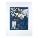 Lavanderas by Anita Magsaysay-Ho, serigraph 77/100, sold Apr 2026