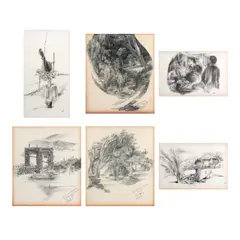 Untitled by Cesar Legaspi, d.) Untitled <br> print <br> 11 1/4” x 9 3/4” (29 cm x 25 cm) <br><br> e.) Untitled <br> print <br> 11 3/4” x 9 3/4” (29, sold Apr 2026