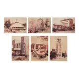 José T. Joya, Untitled, d.) U.P Theater <br> print <br> 19 1/4” x 13 1/4” (49 cm x 34 cm) <br><br> e.) Untitled <br> print <br> 19 1/4” x 13 1/4” (49 cm x 34 cm) <br><br> f.) U.P Carillon Tower <br> print <br> 19 1/4” x 13 1/4” (49 cm x 34 cm)
