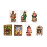 Claude Tayag, a.) Sto Niño VIII
b.) San Jose Y. Niño Perdido
c.) Sto Niño XIII
d.) Sto Niño X
e.) Sto Niño XIV
f.) Inmaculada Concepcion I 
g.) Sto Niño II, d.) hand-signed and dated 2021 (lower right) <br /> print 1/5 <br /> 7” x 5” (18 cm x13 cm) <br /> <br /> e.) hand-signed and dated 2021 (lower right) <br /> print 1/5 <br /> 7” x 5” (18 cm x13 cm) <br /> <br />