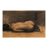 Agustin Goy, Nude, charcoal on paper