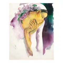 Lydia Velasco, Untitled, watercolor on paper