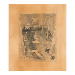 Lee Aguinaldo, Interior Designer’s Delight No. 2, transfer and pencil on paper
