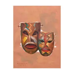 Vicente Manansala, Untitled, mixed media on paper
