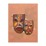 Vicente Manansala, Untitled, mixed media on paper
