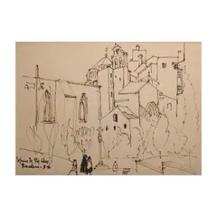 Federico Aguilar Alcuaz, Untitled, pen and ink on paper