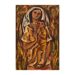 Untitled by Roger San Miguel, oil on canvas, sold Apr 2026