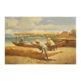 Pablo Amorsolo, Untitled, oil on canvas