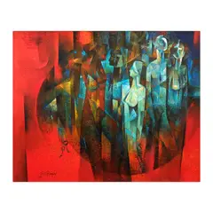 Impurity by Roger San Miguel, oil on canvas, sold Apr 2026
