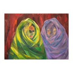 Untitled by Virginia Ty-Navarro, oil on canvas, sold Apr 2026