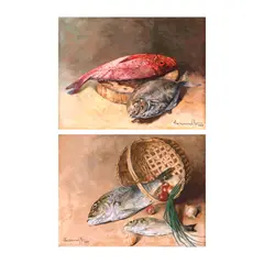 Eduardo Perrenoud Jr., Untitled, b.) Still Life <br /> signed and dated 1969 (lower left) <br /> oil on canvas <br /> 16 1/2” x 21 1/2” (42 cm x 55 cm)
