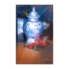 Greg Bolaños, Still Life, pastel on paper