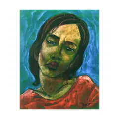 Gino Tioseco, Portrait of a Lady, pastel on paper