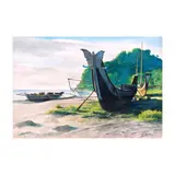 Nestor Leynes, Seascape, watercolor on paper