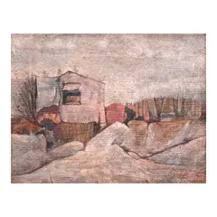 Untitled by Oscar Zalameda, oil on canvas, sold Apr 2026