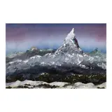 Manuel Baldemor, Matterhorn Towers, mixed media on paper