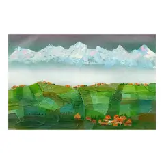 Manuel Baldemor, Flow of the Vines, mixed media on paper