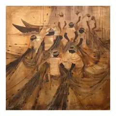 Paco Gorospe, Untitled, oil on canvas