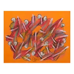 Romulo Olazo, Kasuy, soft pastel on canson paper