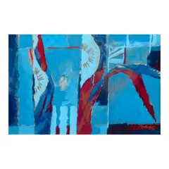 Edwin Wilwayco, Flag, oil on canvas