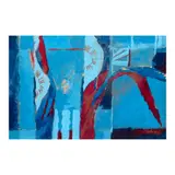 Edwin Wilwayco, Flag, oil on canvas