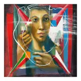 Emmanuel Garibay<br & > Rene Robles, Untitled, oil on canvas