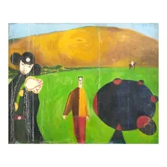 Untitled by Popo San Pascual, oil on canvas, sold Apr 2026