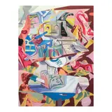 Gino Bueza, Irony Man, acrylic on canvas