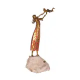 Ronald Castrillo Joel Mahilum, Mother and Child, acrylic on brass and stone