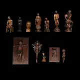 Untitled by A Collection of Twelve Santos de Bulto, hardwood, sold Apr 2026