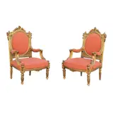 Untitled by A Pair of Gilt Wood Fauteuil, sold Apr 2026