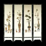 Four Panel or Room Divider, Untitled